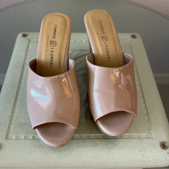 Chinese Laundry Mule Shoes Naked Color SZ 7 - Picture 10 of 10